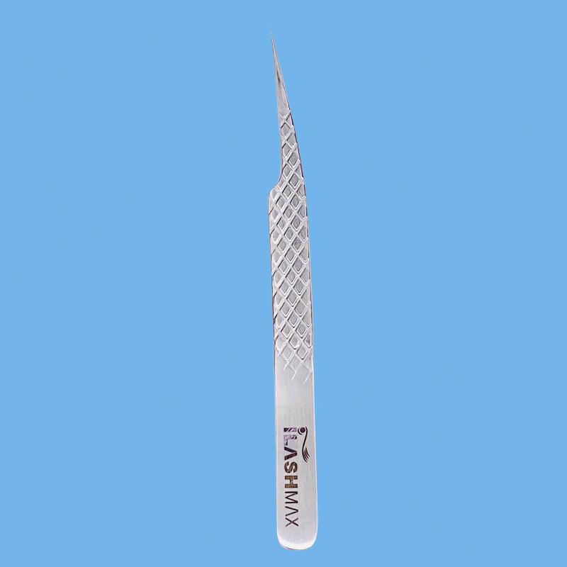 SATIN DIAMOND SHAPE ANGLE TWEEZER