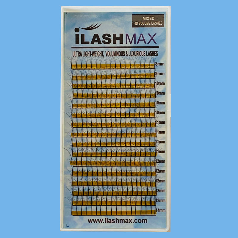 NEW M CURL - 4D PREMADE VOLUME LASH MIXED TRAY