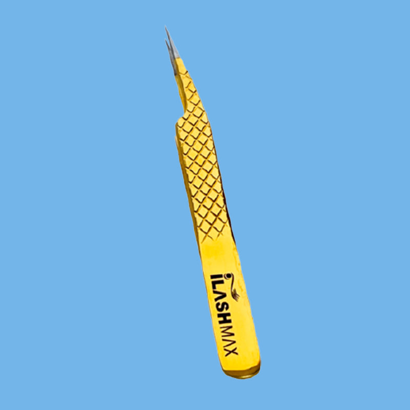 GOLD DIAMOND SHAPE ANGLE TWEEZERS